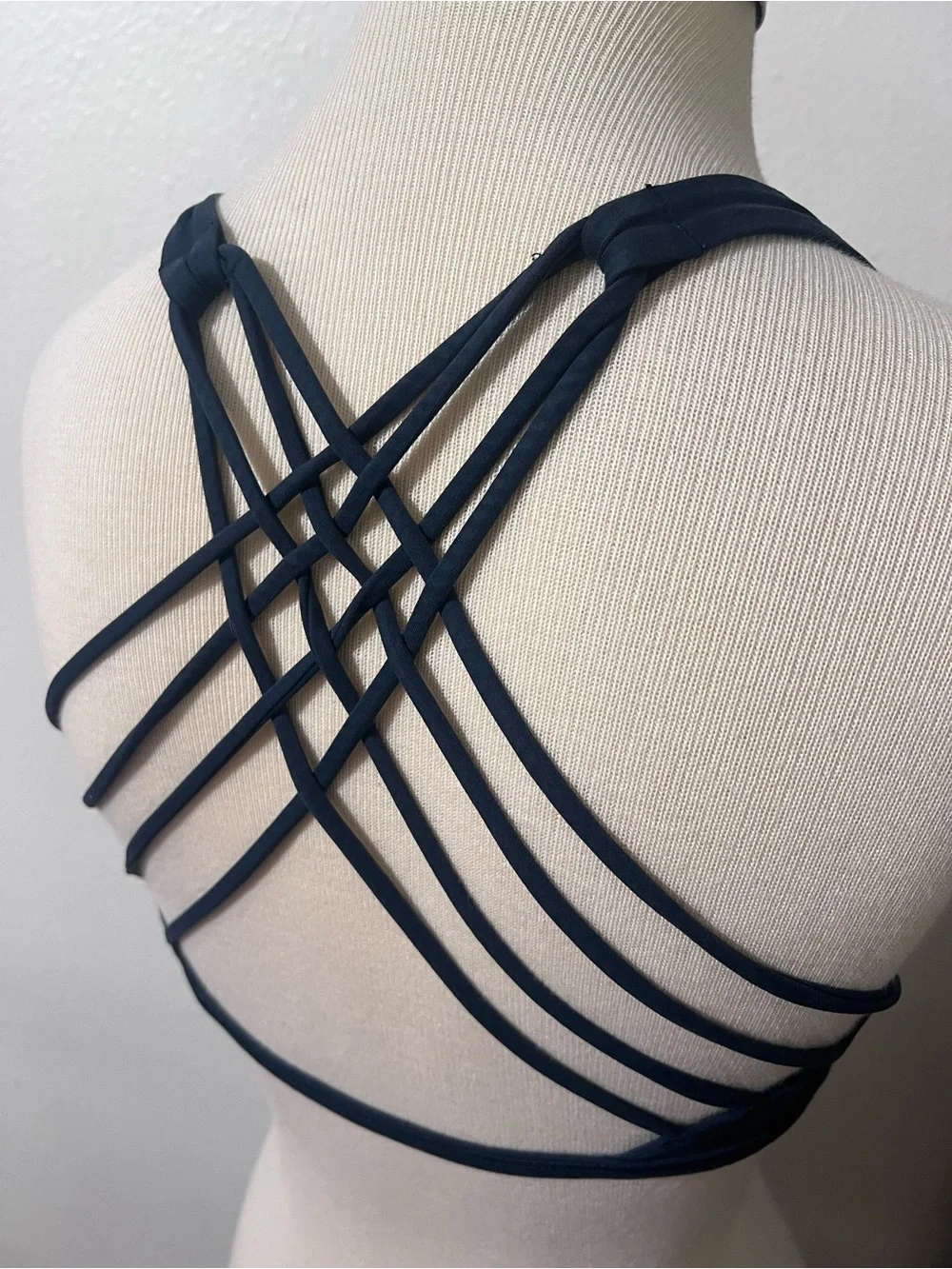 lululemon athletica Black Strappy Back Camisole